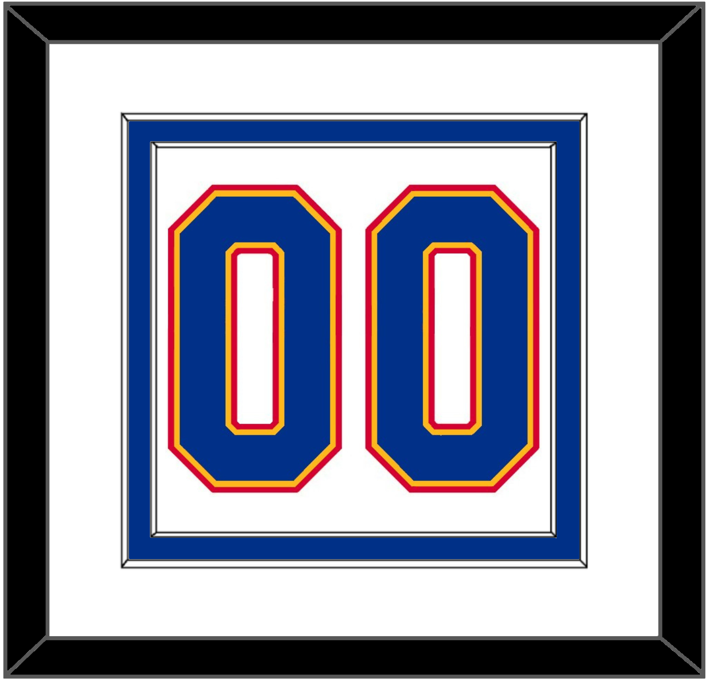St. Louis Number (Back) - Home White (1984-1985) - Signature Tier 1