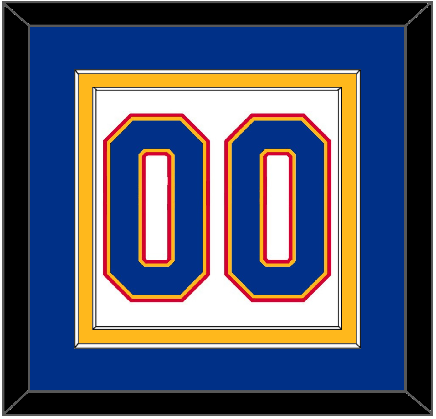 St. Louis Number (Back) - Home White (1984-1985) - Signature Tier 2