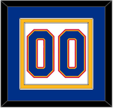 St. Louis Number (Back) - Home White (1984-1985) - Double Mat 2