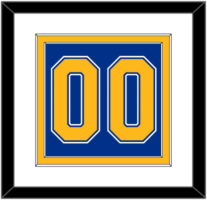 St. Louis Number (Back) - Road Blue (1967-1973) - Signature Tier 1