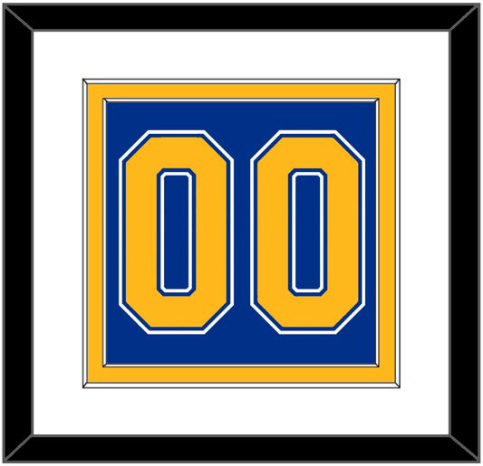 St. Louis Number (Back) - Road Blue (1984-1985) - Signature Tier 1