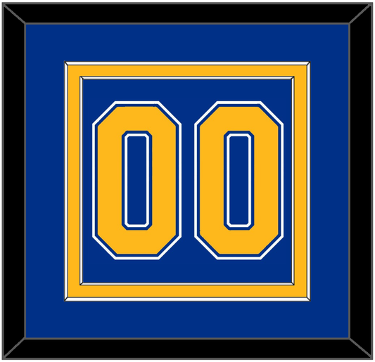 St. Louis Number (Back) - Road Blue (1984-1985) - Signature Tier 2