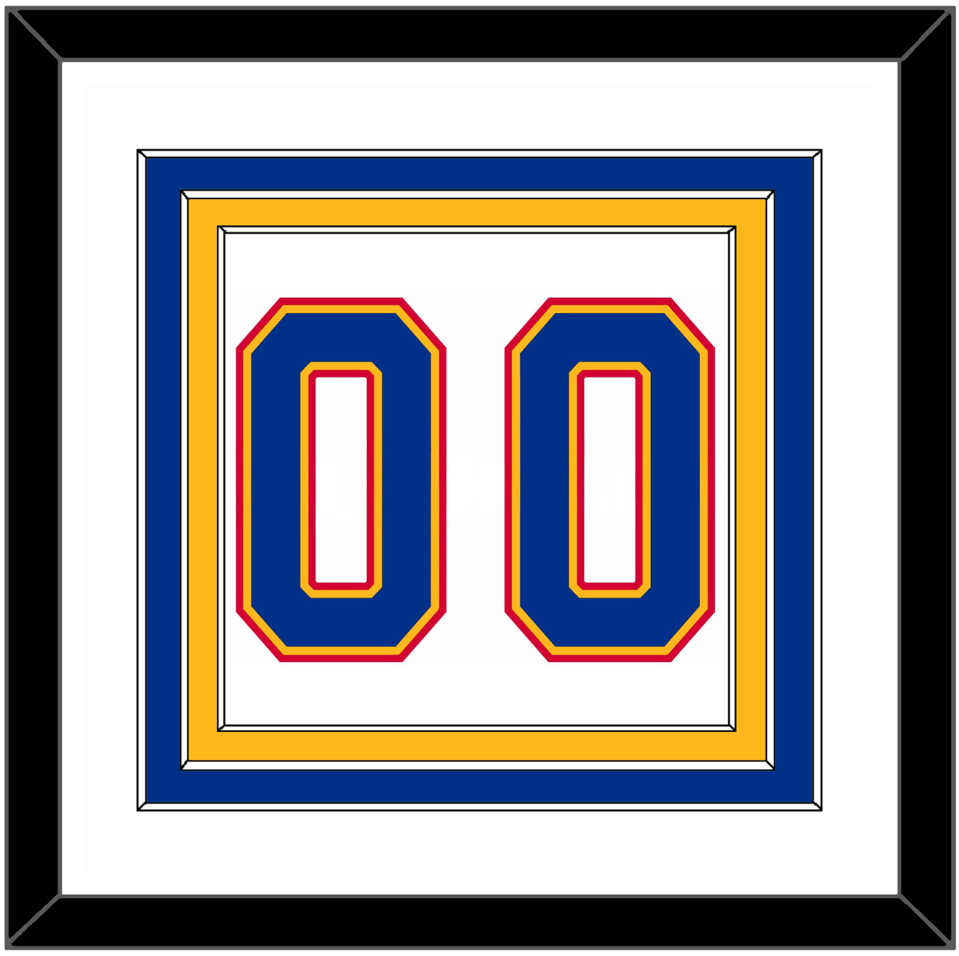 St. Louis Number (Back) - Home White (1987-1992) - Premier Tier 1