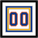 St. Louis Number (Back) - Home White (1987-1992) - Triple Mat 1