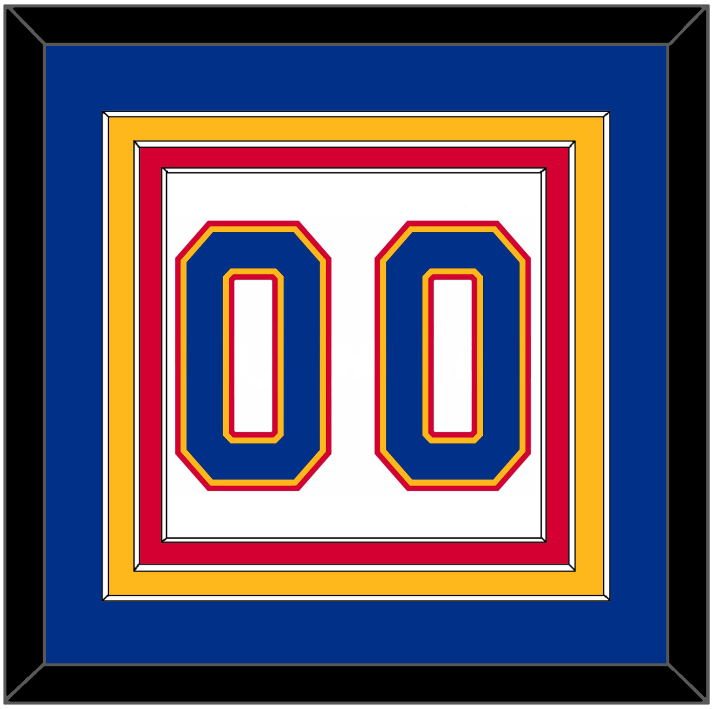St. Louis Number (Back) - Home White (1987-1992) - Premier Tier 2