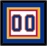 St. Louis Number (Back) - Home White (1987-1992) - Triple Mat 2
