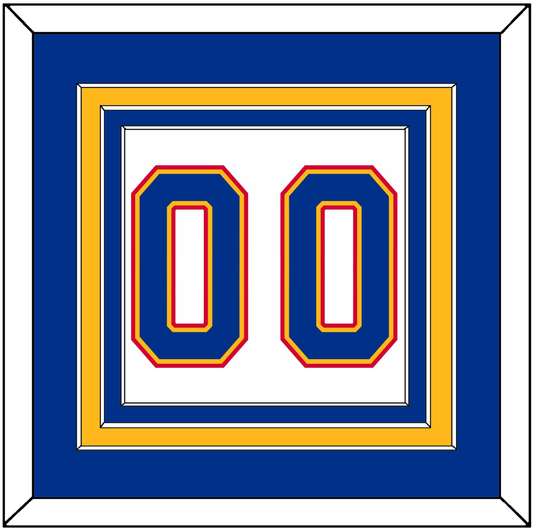 St. Louis Number (Back) - Home White (1987-1992) - Premier Tier 3