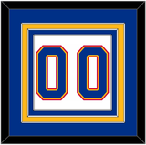 St. Louis Number (Back) - Home White (1987-1992) - Triple Mat 3