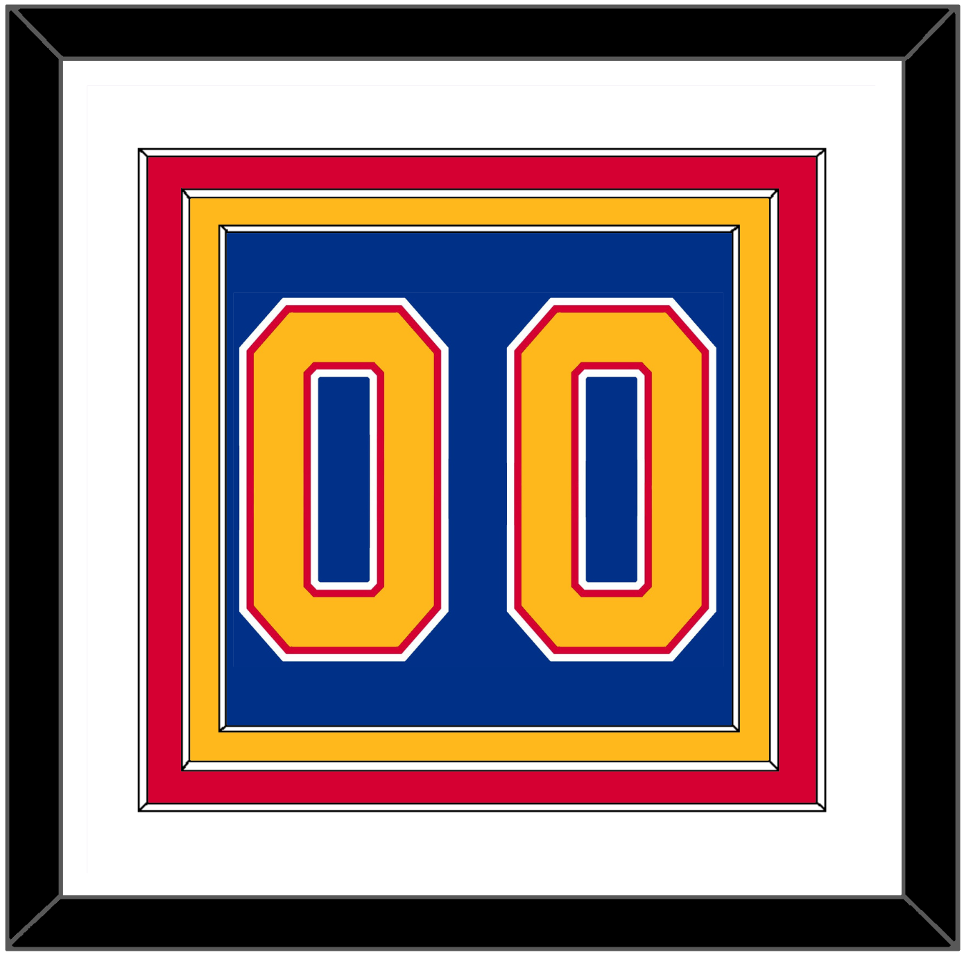 St. Louis Number (Back) - Road Blue (1987-1992) - Premier Tier 1