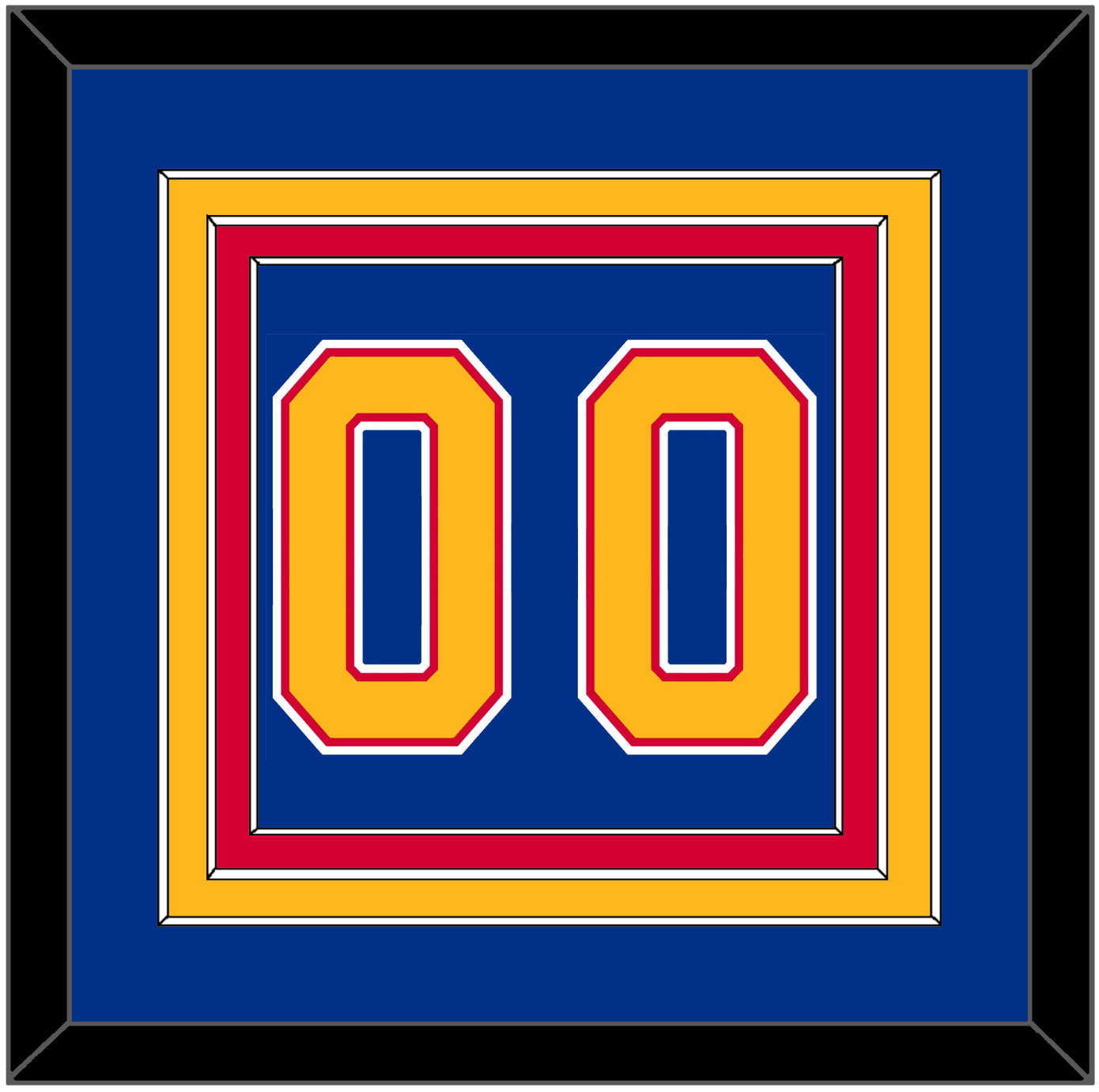 St. Louis Number (Back) - Road Blue (1987-1992) - Premier Tier 2