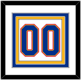 St. Louis Number (Back) - Home White (1984-1985) - Triple Mat 1
