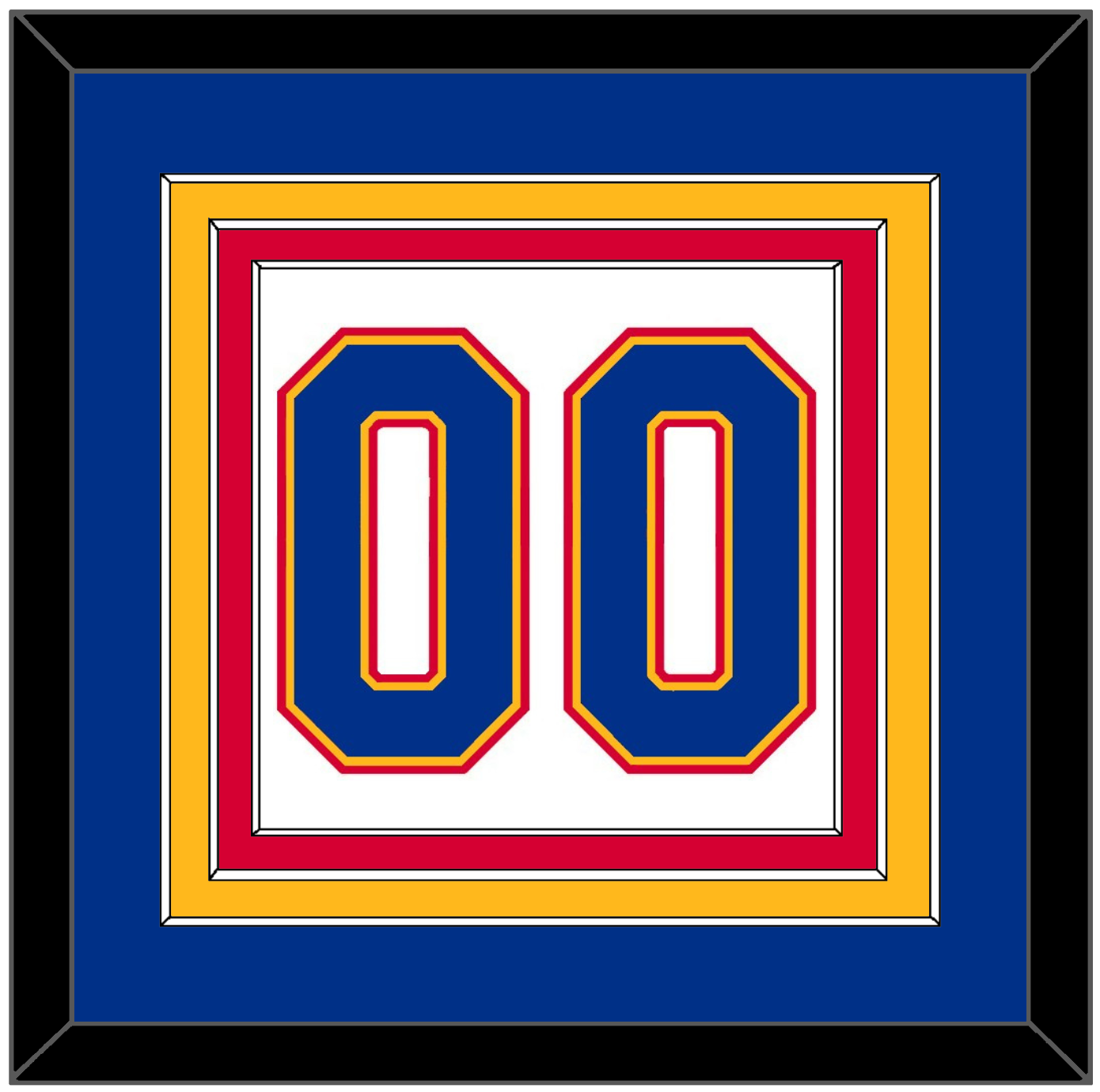 St. Louis Number (Back) - Home White (1984-1985) - Premier Tier 2