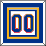 St. Louis Number (Back) - Home White (1984-1985) - Triple Mat 3