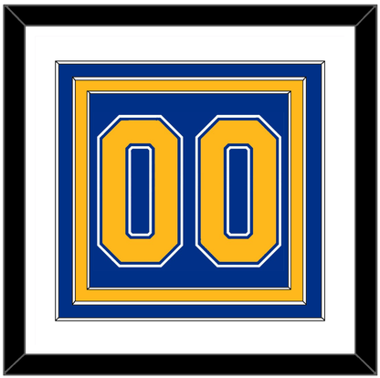 St. Louis Number (Back) - Road Blue (1967-1973) - Premier Tier 1