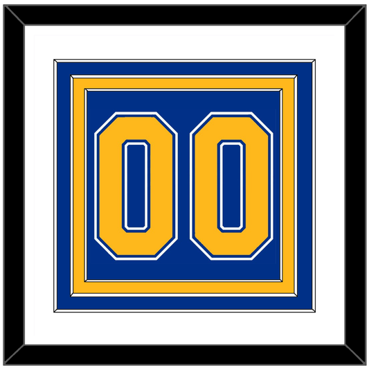 St. Louis Number (Back) - Road Blue (1984-1985) - Premier Tier 1
