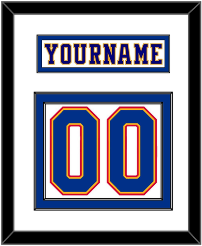St. Louis Nameplate & Number (Back) - Home White (1984-1985) - Signature Tier 1