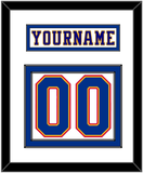 St. Louis Nameplate & Number (Back) - Home White (1984-1985) - Double Mat 1
