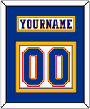 St. Louis Nameplate & Number (Back) - Home White (1984-1985) - Double Mat 2