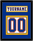 St. Louis Nameplate & Number (Back) - Home White (1984-1985) - Double Mat 2