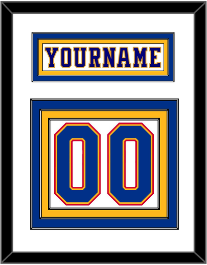 St. Louis Nameplate & Number (Back) - Home White (1984-1985) - Premier Tier 1