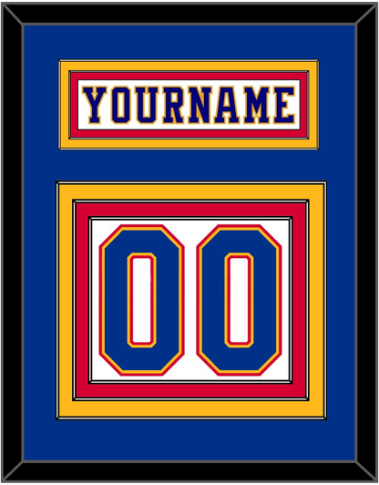 St. Louis Nameplate & Number (Back) - Home White (1984-1985) - Premier Tier 2