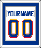 St. Louis Nameplate & Number (Back) Combined - Home White (1987-1992) - Single Mat 1