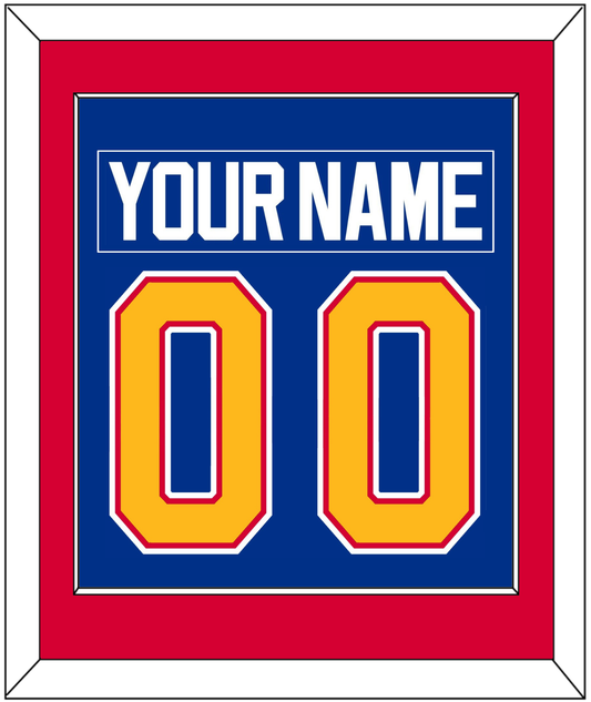 St. Louis Nameplate & Number (Back) Combined - Road Blue (1987-1992) - Essential Tier 3