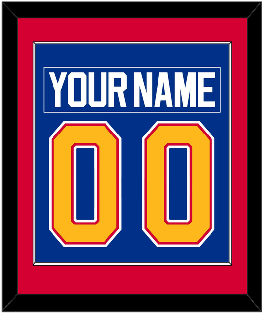 St. Louis Nameplate & Number (Back) Combined - Road Blue (1987-1992) - Essential Tier 3
