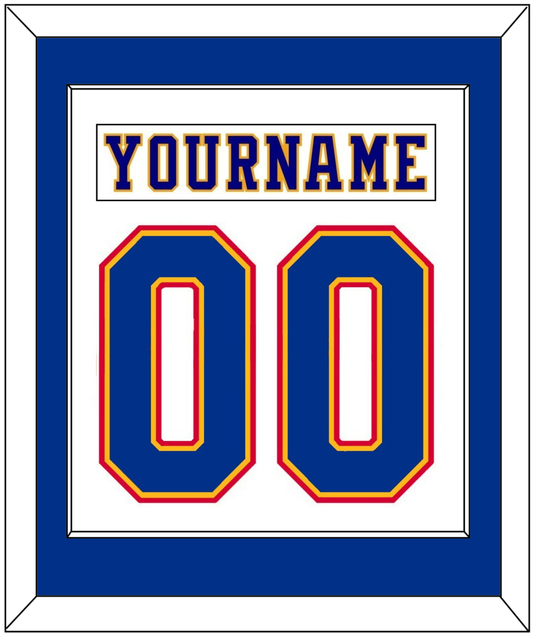 St. Louis Nameplate & Number (Back) Combined - Home White (1984-1985) - Essential Tier 1
