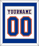 St. Louis Nameplate & Number (Back) Combined - Home White (1984-1985) - Single Mat 1