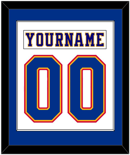 St. Louis Nameplate & Number (Back) Combined - Home White (1984-1985) - Essential Tier 1