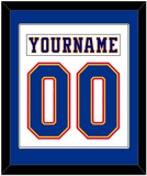St. Louis Nameplate & Number (Back) Combined - Home White (1984-1985) - Single Mat 1