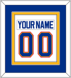 St. Louis Nameplate & Number (Back) Combined - Home White (1987-1992) - Double Mat 1 (Copy)
