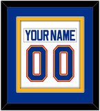 St. Louis Nameplate & Number (Back) Combined - Home White (1987-1992) - Double Mat 1 (Copy)