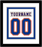 St. Louis Nameplate & Number (Back) Combined - Home White (1984-1985) - Double Mat 1