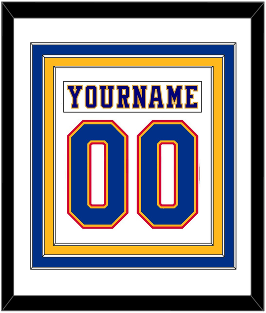 St. Louis Nameplate & Number (Back) Combined - Home White (1984-1985) - Premier Tier 1