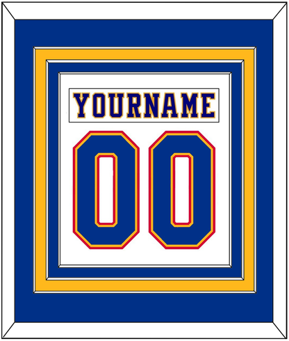 St. Louis Nameplate & Number (Back) Combined - Home White (1984-1985) - Premier Tier 3