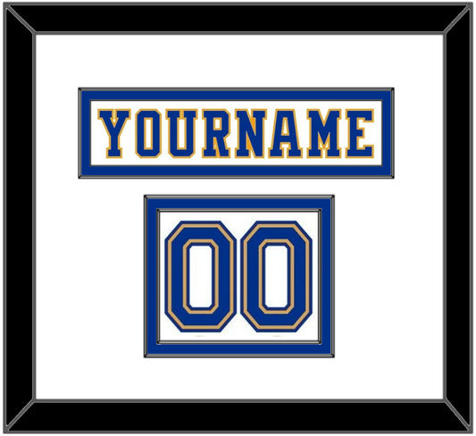 St. Louis Nameplate & Number (Shoulder) - Home White (1974-1984) - Signature Tier 1