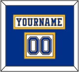 St. Louis Nameplate & Number (Shoulder) - Home White (1974-1984) - Double Mat 2