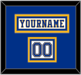 St. Louis Nameplate & Number (Shoulder) - Home White (1974-1984) - Triple Mat 2