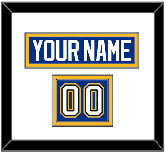 St. Louis Nameplate & Number (Shoulder) - Alternate Blue - Signature Tier 1