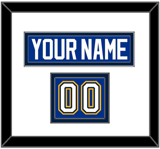St. Louis Nameplate & Number (Shoulder) - Alternate Blue - Signature Tier 2