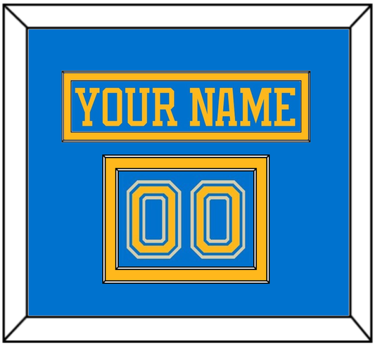 St. Louis Nameplate & Number (Shoulder) - Alternate Blue (2018-2025) - Signature Tier 2