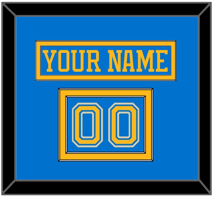 St. Louis Nameplate & Number (Shoulder) - Alternate Blue (2018-2025) - Signature Tier 2