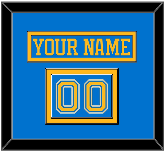 St. Louis Nameplate & Number (Shoulder) - Alternate Blue (2018-2025) - Signature Tier 2