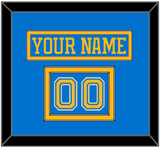 St. Louis Nameplate & Number (Shoulder) - Alternate Blue (2018-2025) - Double Mat 2