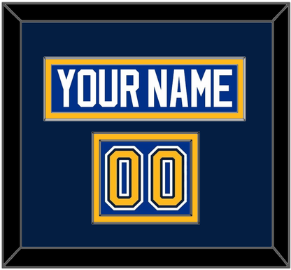 St. Louis Nameplate & Number (Shoulder) - Home Blue (2014-2017) - Signature Tier 4