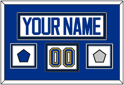St. Louis Nameplate, Number (Shoulder), Stanley Cup Finals And Championship Banner Patches - Road White (2017-2025) - Signature Tier 3