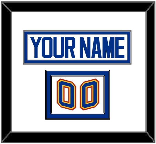 St. Louis Nameplate & Number (Shoulder) - Home White (1995-1998) - Signature Tier 1