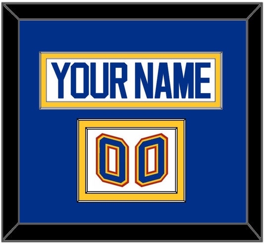 St. Louis Nameplate & Number (Shoulder) - Home White (1995-1998) - Signature Tier 2